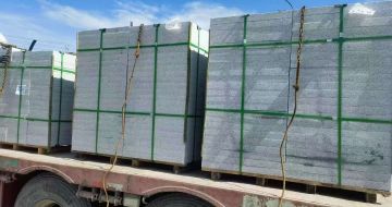 儋州 芝麻白花岗岩地铺石装车日常