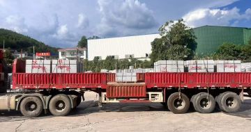 儋州 芝麻灰花岗岩地铺石出货日常