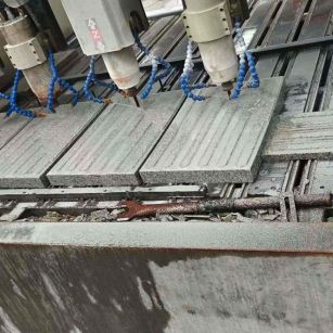 儋州 芝麻白花岗岩荔枝面盲道雕刻