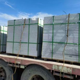 儋州 芝麻白花岗岩地铺石装车日常