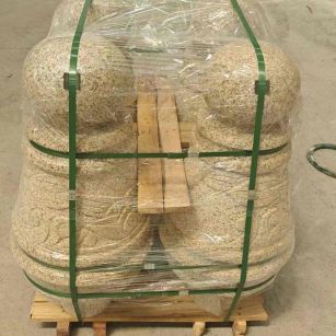 儋州 黄金麻异形定制雕花——棒棒糖挡车柱