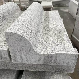 儋州 白麻花岗岩S型路沿石，路侧石，马路牙子等