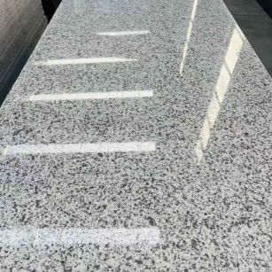 儋州 白麻花岗岩光面毛板