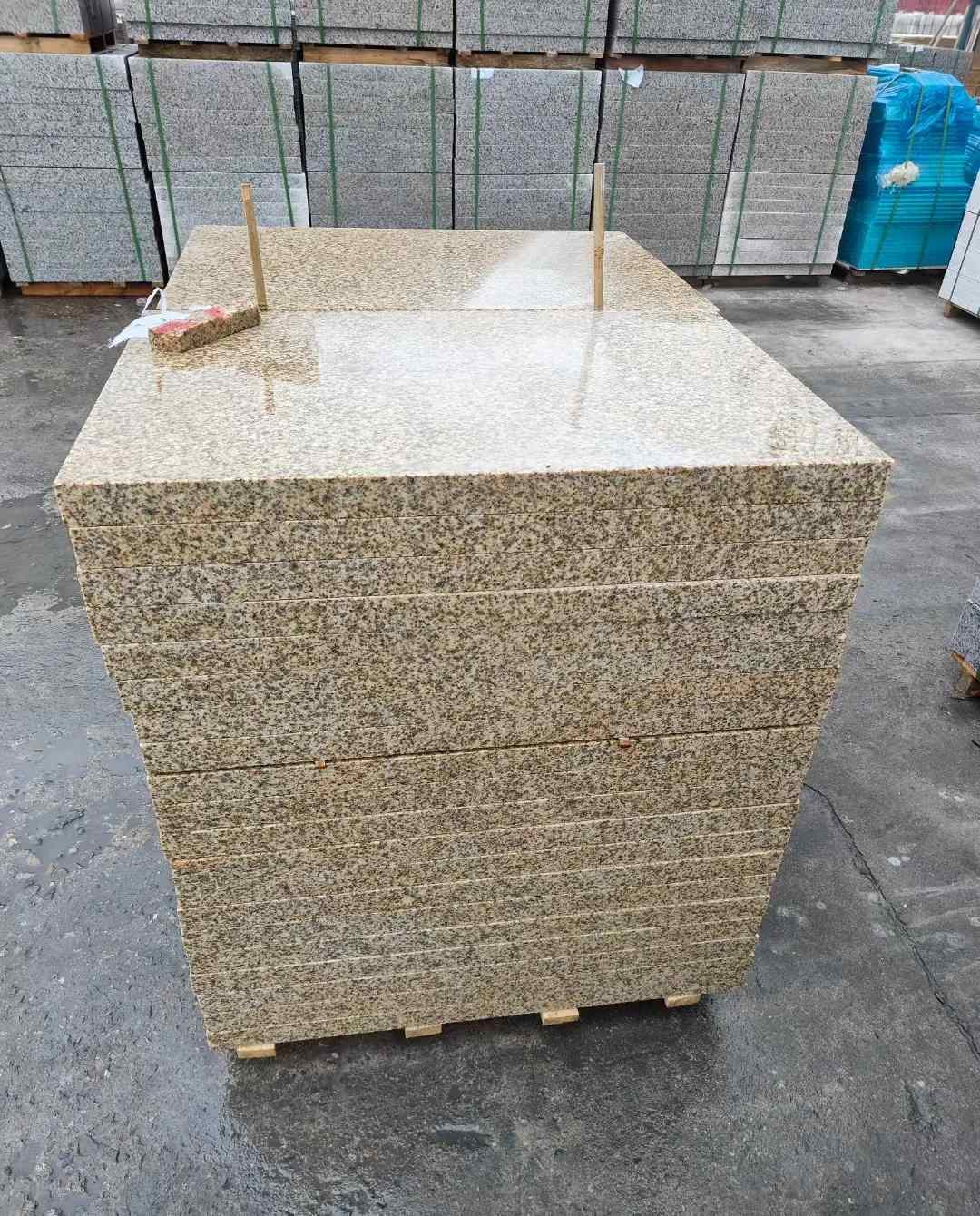 儋州 湖北黄金麻花岗岩石材荔枝面外墙石材