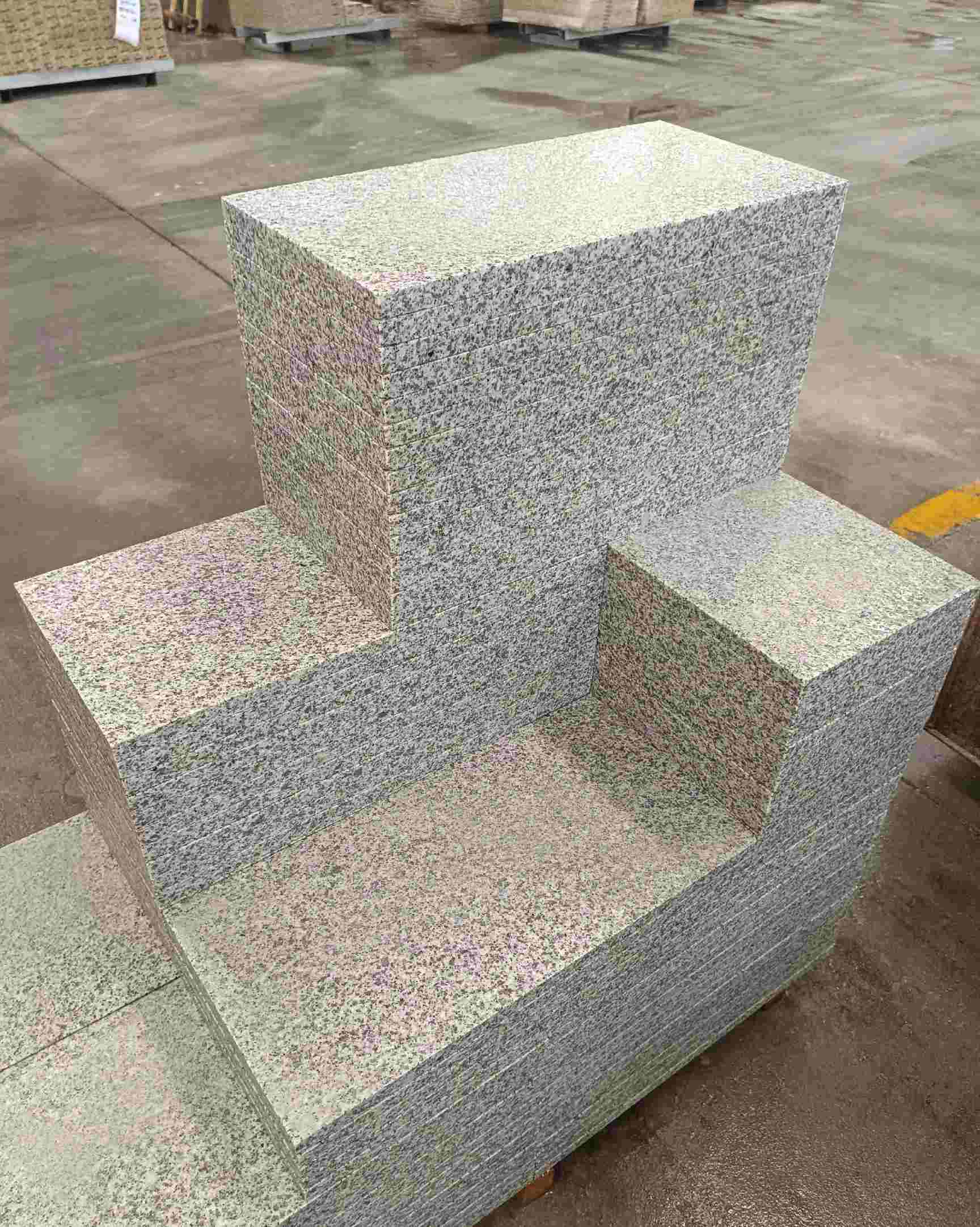 儋州 白麻花岗岩荔枝面地铺石