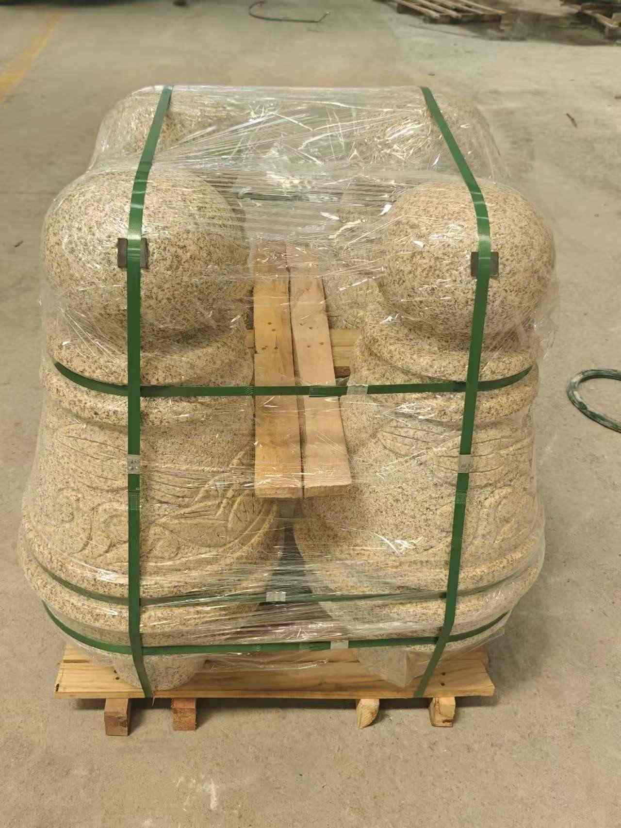 儋州 黄金麻异形定制雕花——棒棒糖挡车柱