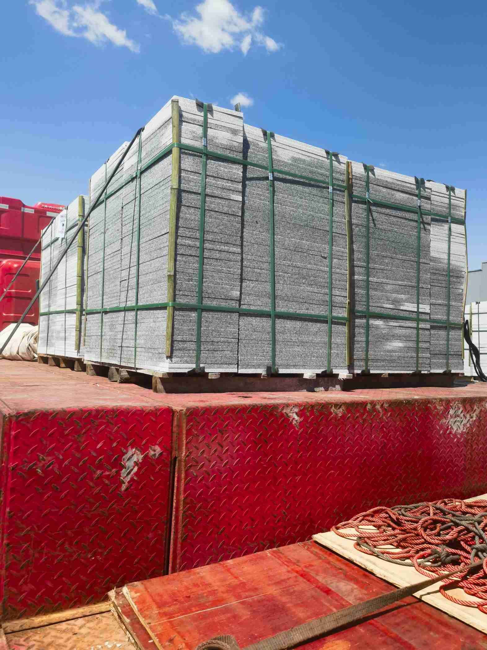 儋州 芝麻白火烧规格板地铺石300*600/600*600