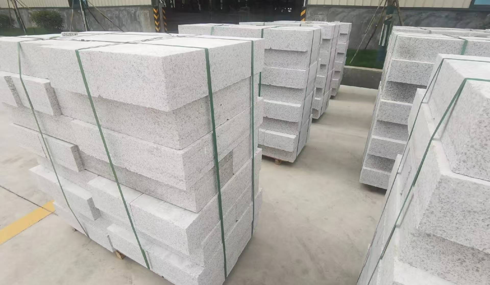 儋州 白麻花岗岩路沿石，立缘石，平缘石，路牙石，道牙石，马路牙子等