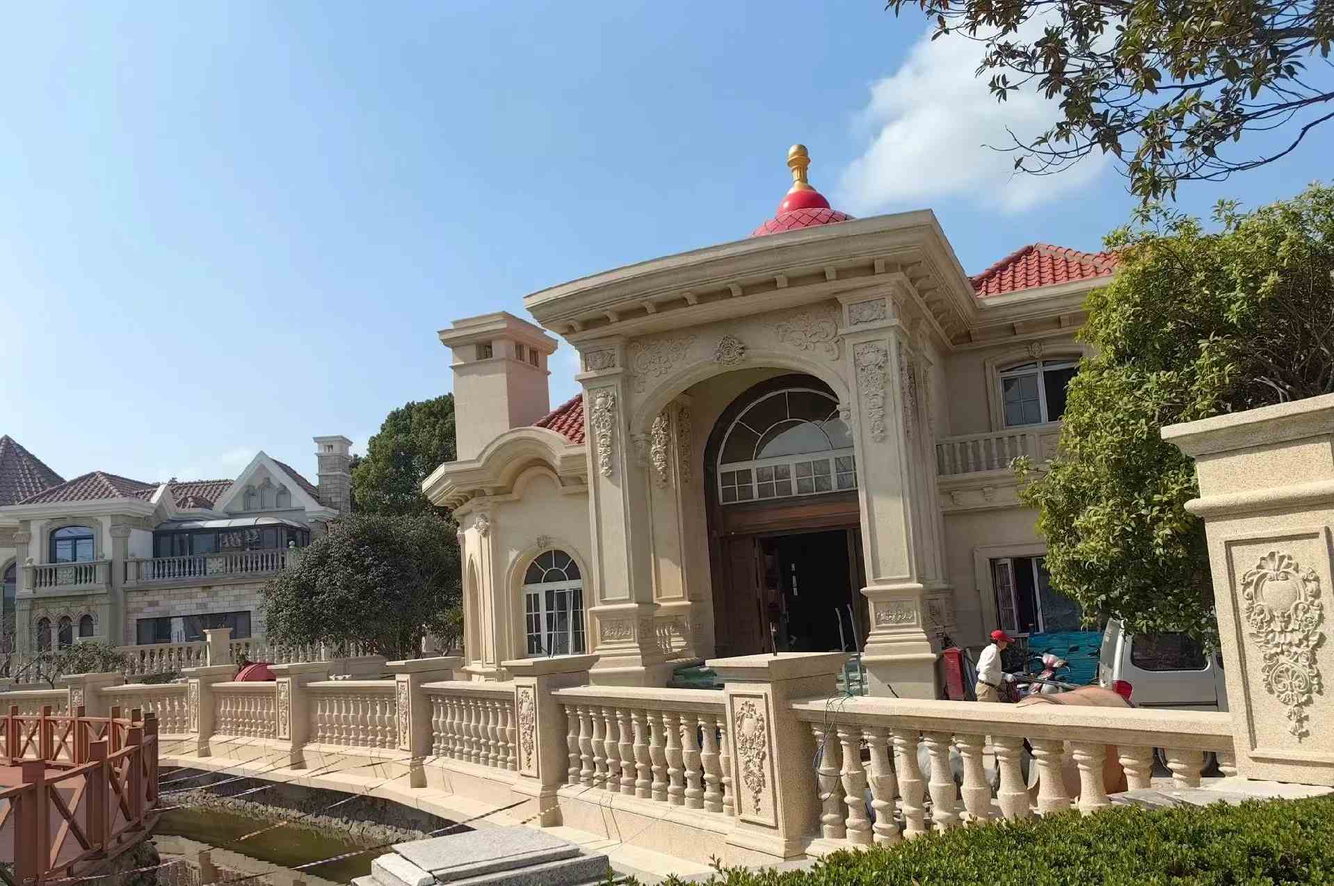 儋州 黄金麻花岗岩欧式别墅