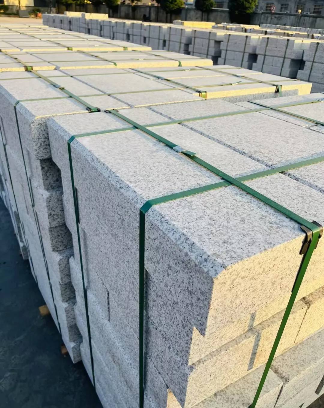 儋州 白麻花岗岩路沿石，马路牙子，路缘石，平石，立缘石等