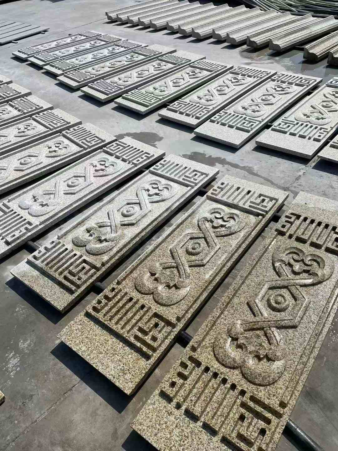 儋州 黄金麻花岗岩外墙雕刻板