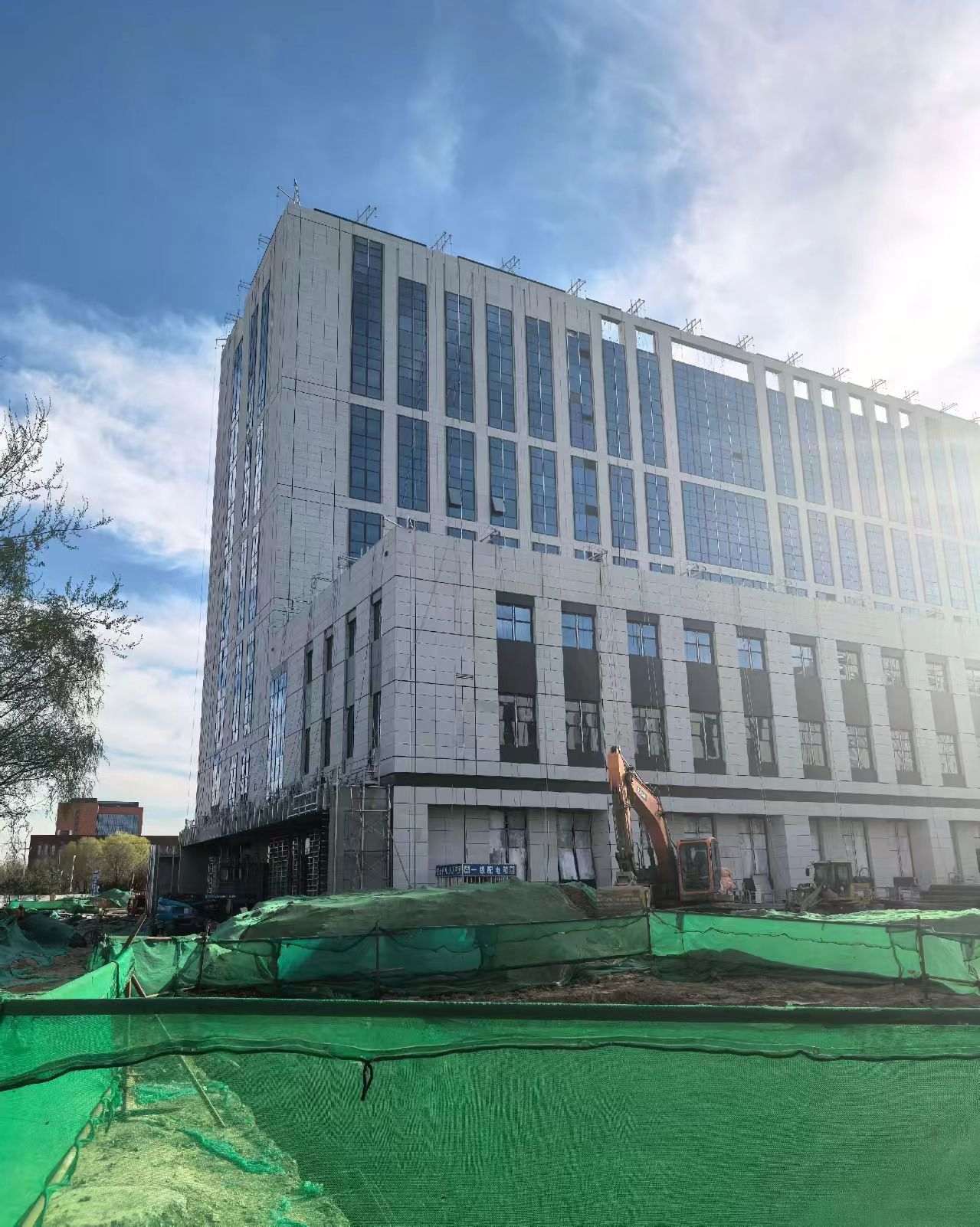 儋州 白麻花岗岩石材外墙干挂